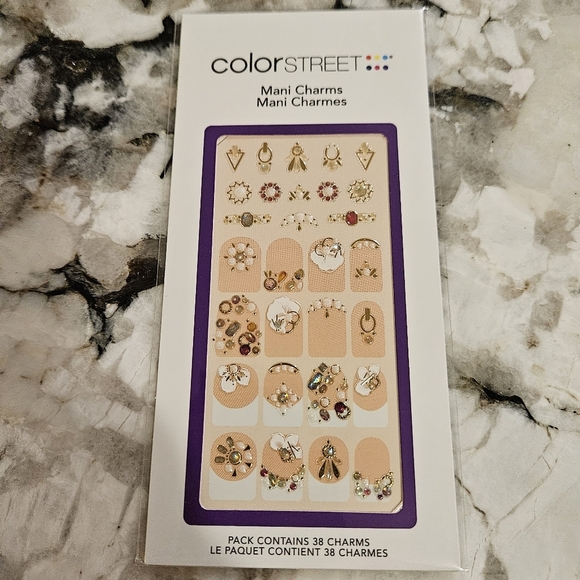 Color Street Other - Color Street Pearl Please Mani Nail Charms